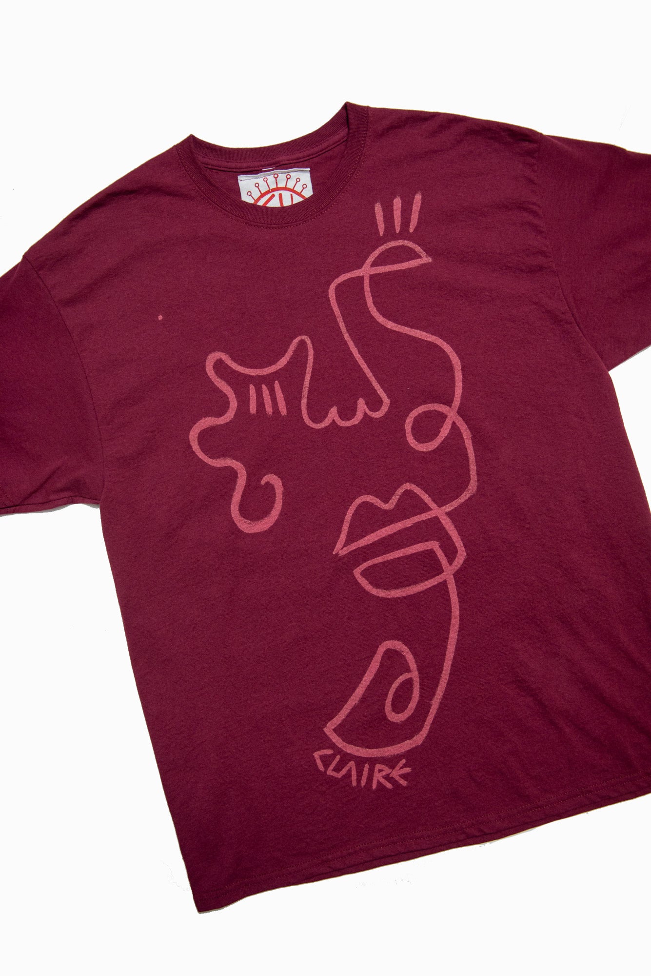 1-Line Face T #3 (XL)