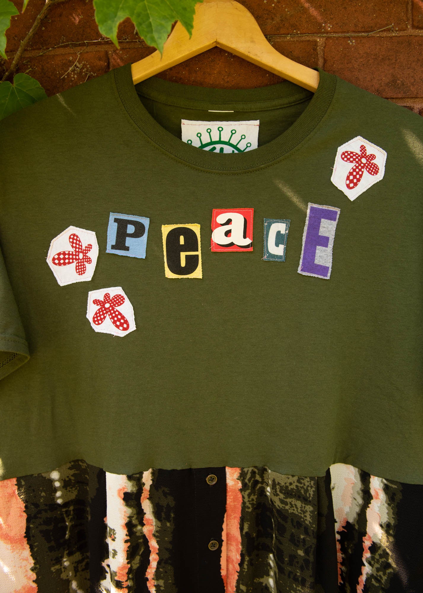 Peace! T-Shirt Dress (L)