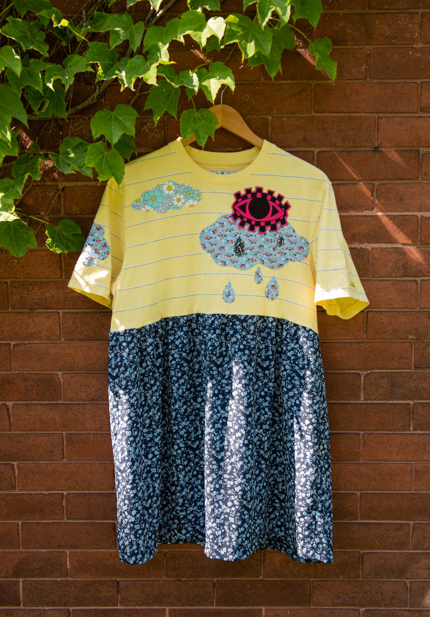 Sunny But Raining T-Shirt Dress (M/L)